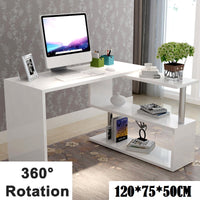 Thumbnail for Computer desk with bookshelf Office Desk