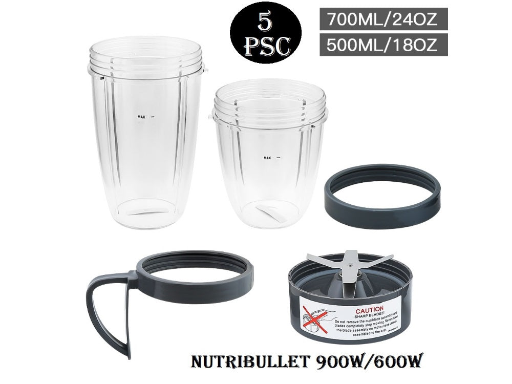 Juicer Cups and Blade NutriBullet 900W 600W