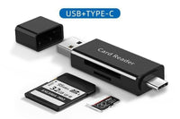 Thumbnail for 3 in 1 USB-C SD & Micro SD Memory Card Reader