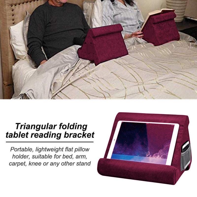 iPad Pillow Stand Flip Pillow Cushion Stand for Tablet/Magazine/iPad/Book