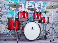 Thumbnail for Kids Drum Kit Set Black