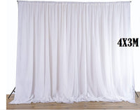 Thumbnail for White Wedding Backdrop Curtain