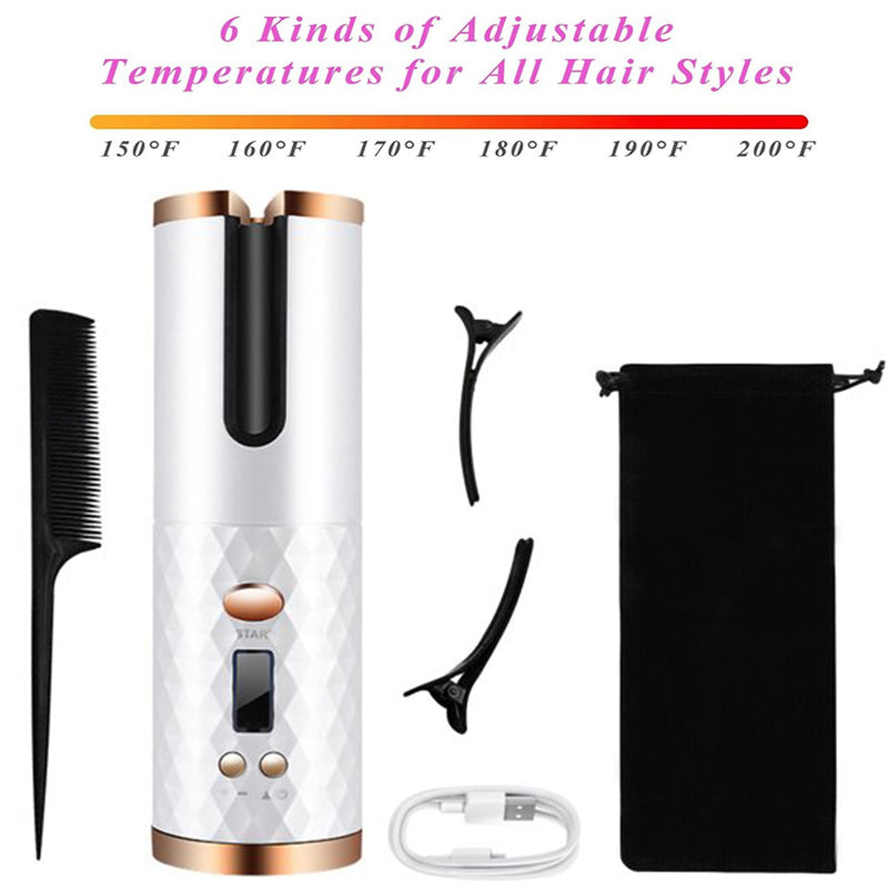 Hair Curler Cordless Automatic