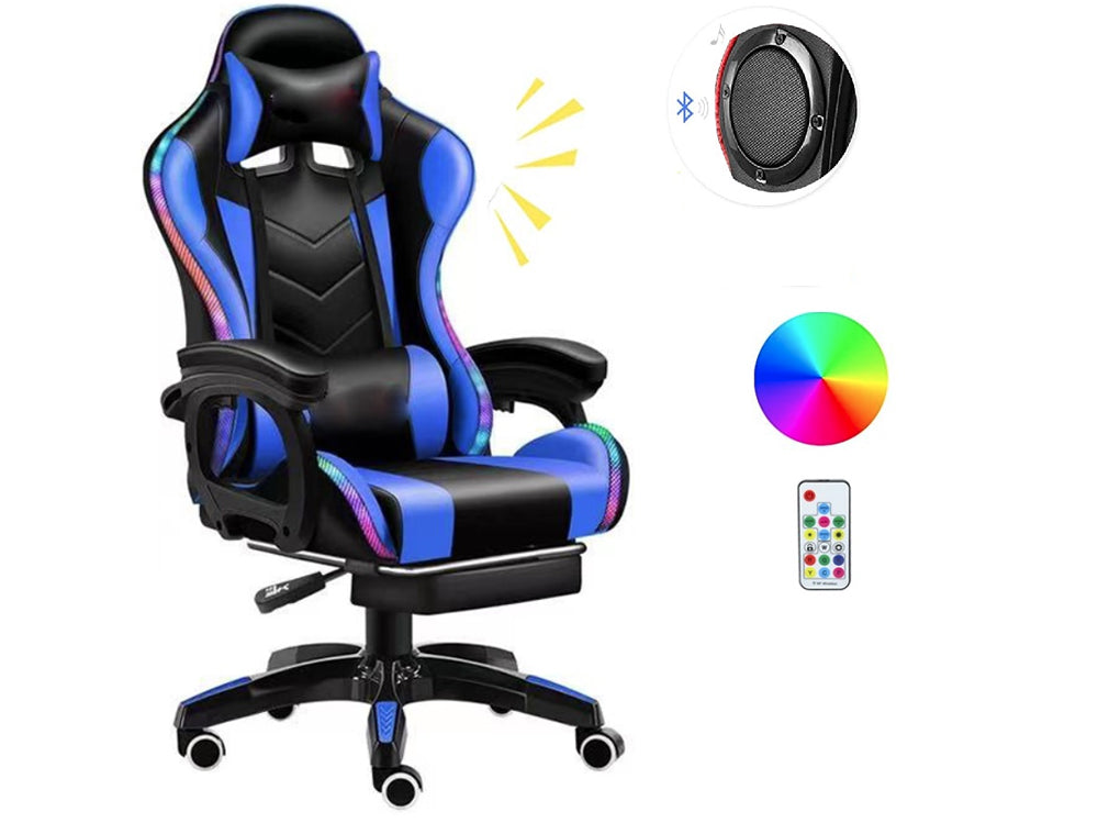 Gaming Chair with Speaker and RGB Light