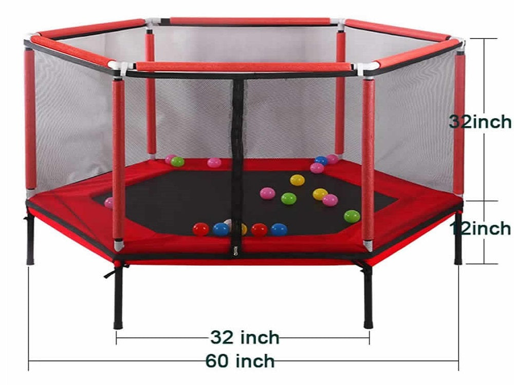 Mini Trampoline 60inch Red