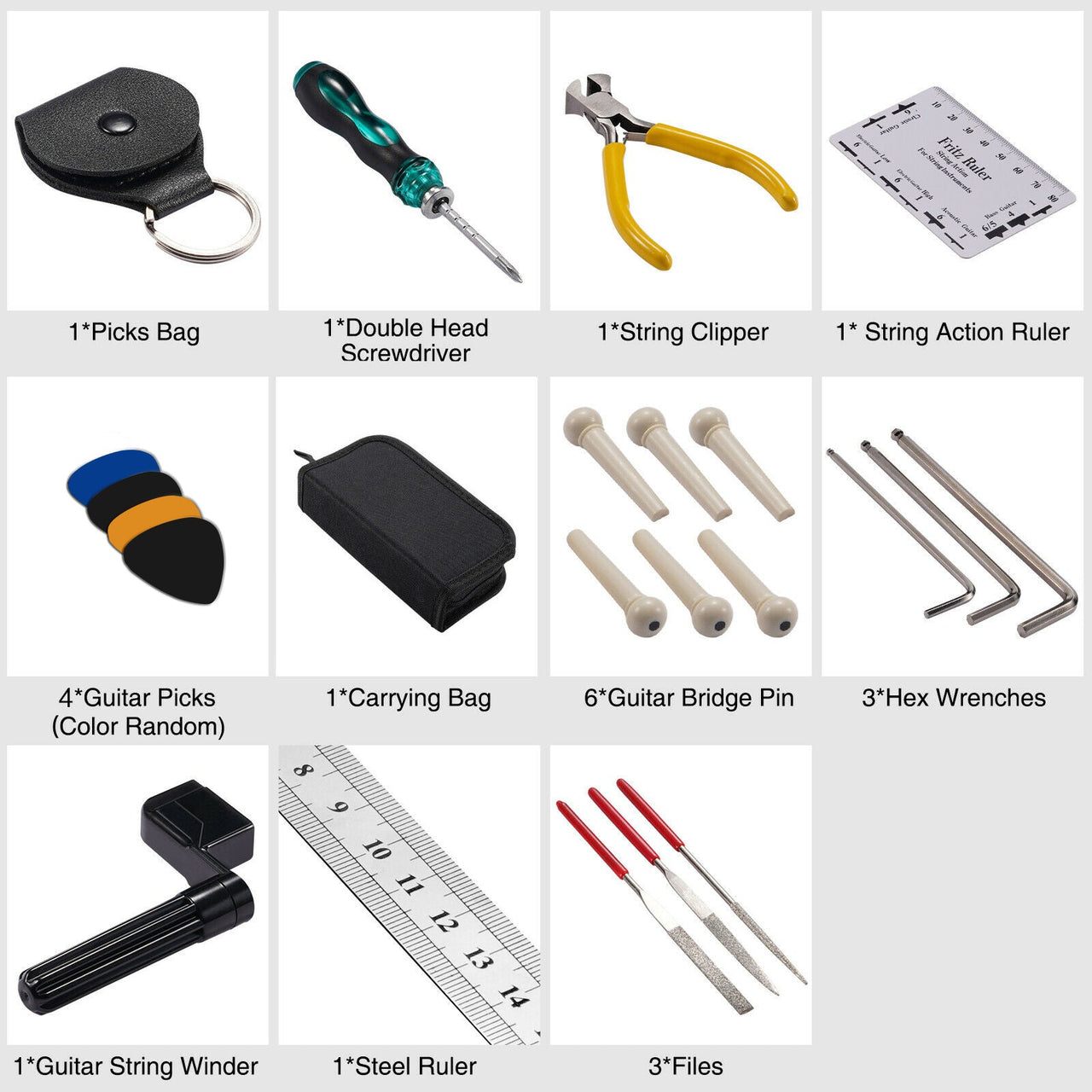 Guitar Repair Tools Kit