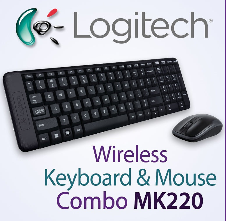 Logitech MK220 wireless keyboard and mouse