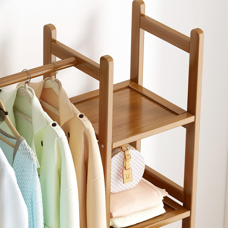 Cloth Rack Coat Rack Bamboo Wardrobe