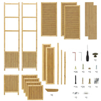 Thumbnail for Cloth Rack Coat Rack Bamboo Wardrobe