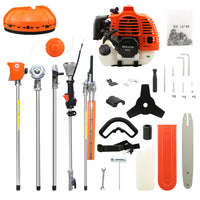 Thumbnail for High-Powered 62Cc Brush Weed Cutter Saw Hedge Trimmer 5 In 1