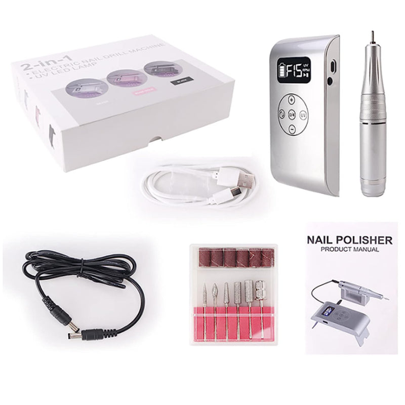 Electric Nail Drill Kit Machine with Dryer