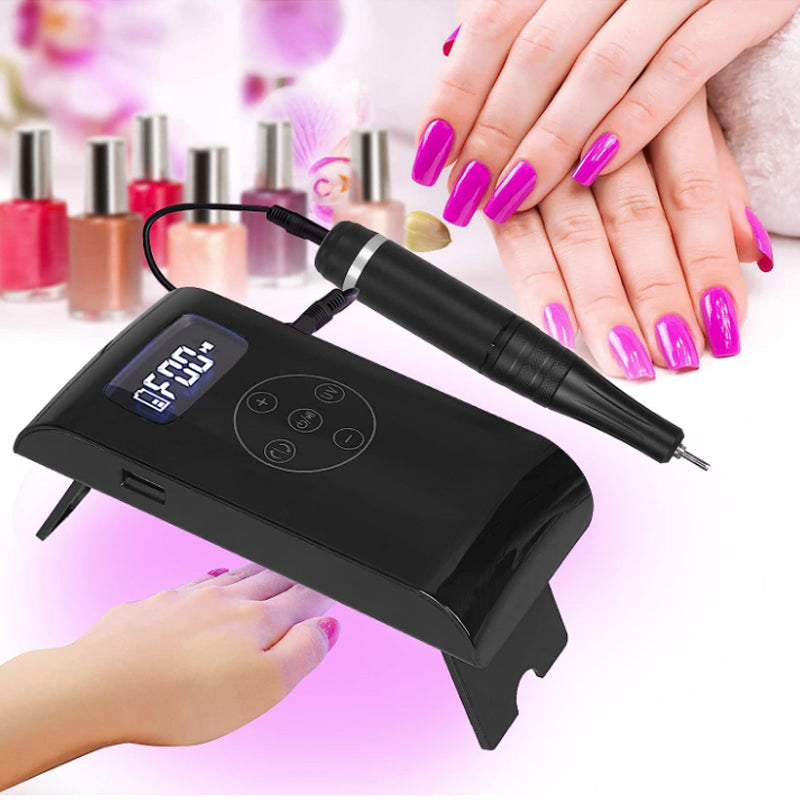 Electric Nail Drill Kit Machine with Dryer