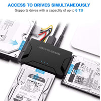 Thumbnail for USB 3.0 to SATA IDE Hard Drive Converter