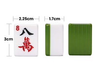 Thumbnail for Mahjong Set With Numbers and Characters Green