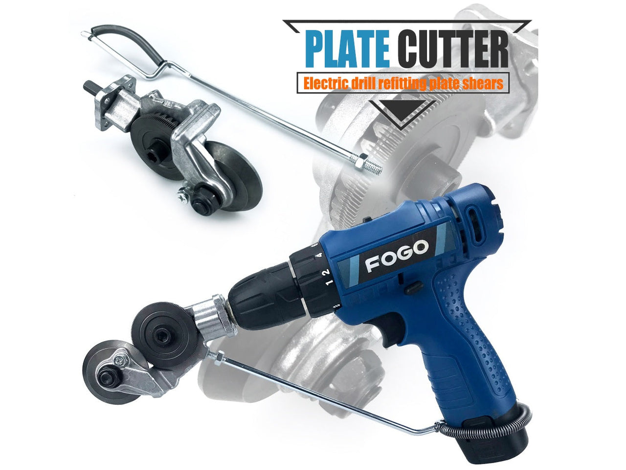 Sheet Metal Nibbler Drill Plate Cutter