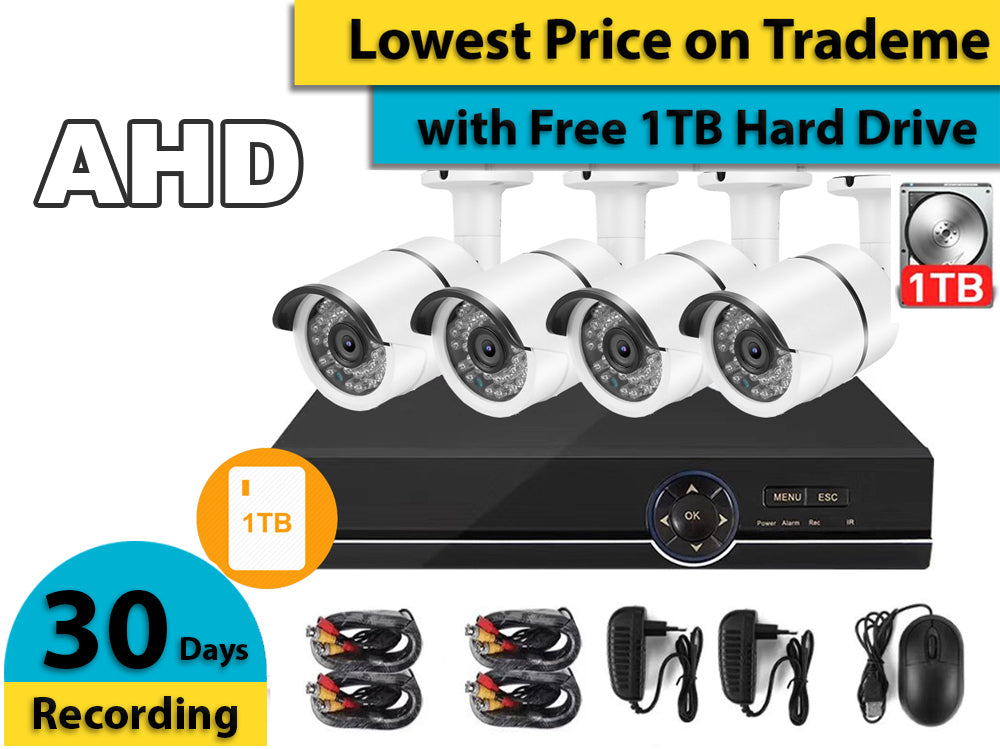 Security Camera System 1Tb Storage - Homyspire NZ