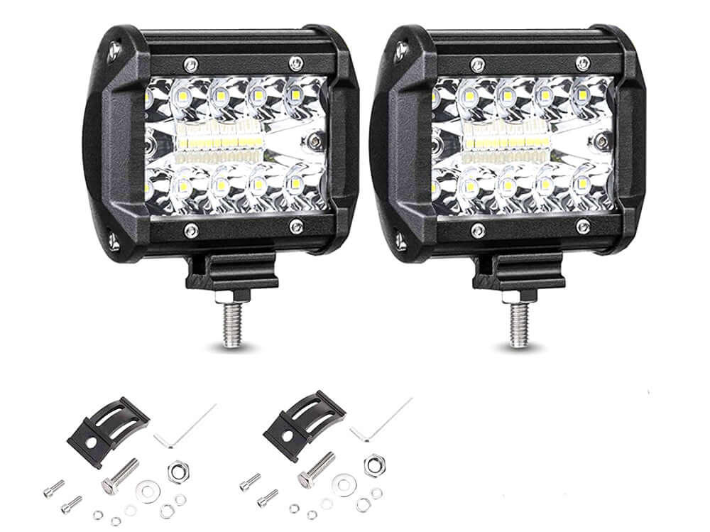 2Pcs 4Inch Led Work Light Bar