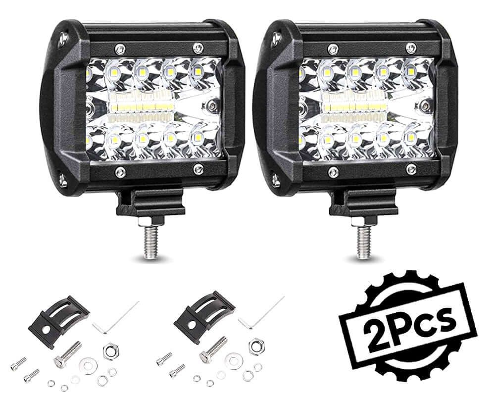 2Pcs 4Inch Led Work Light Bar