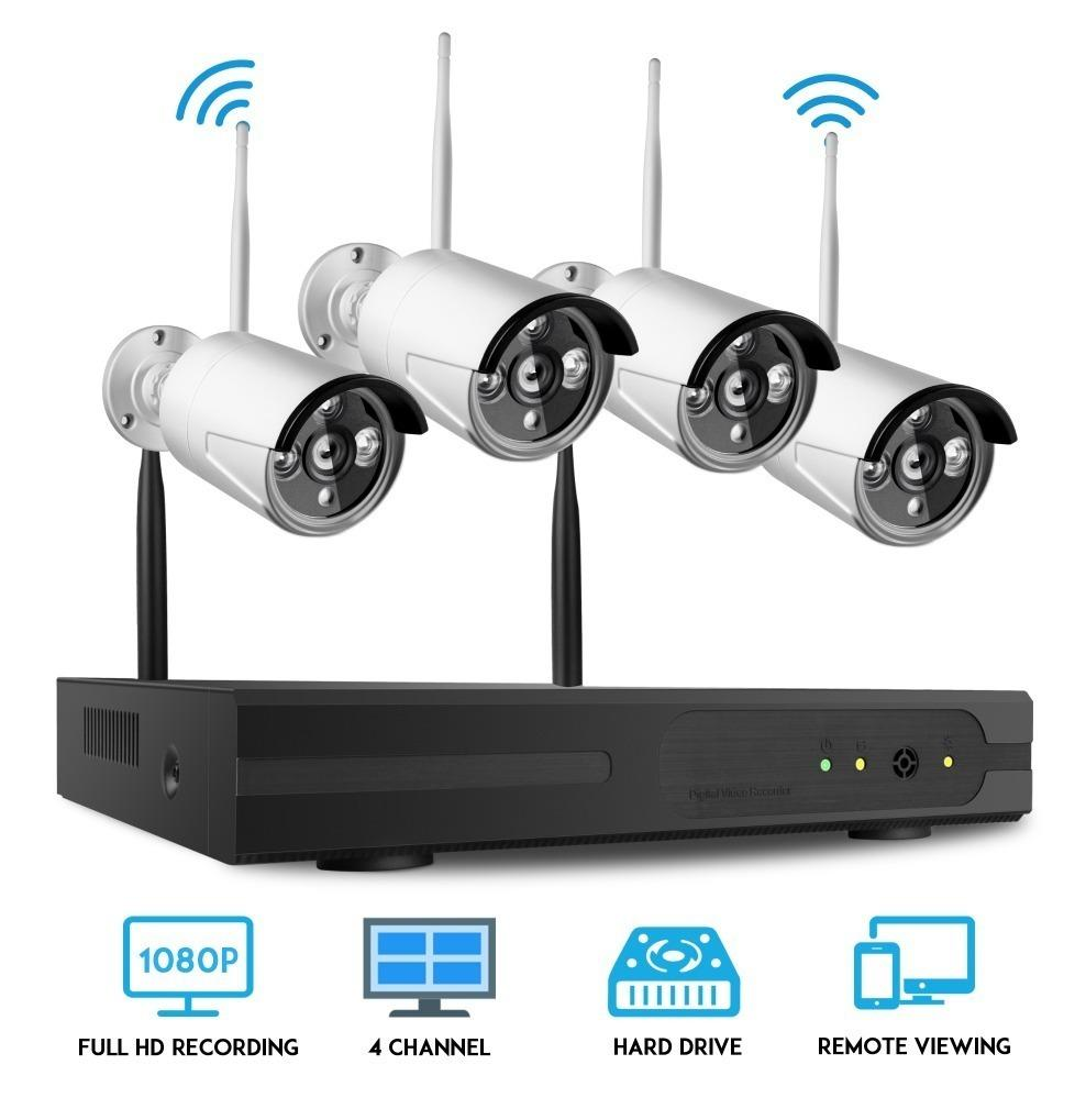 Wireless Security Camera system with 4 Cameras – Homyspire