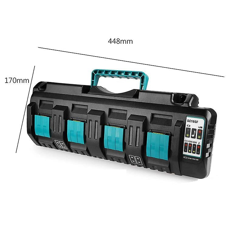 Makita battery Charger 14.4-18V Four Port Charger for Makita Battery