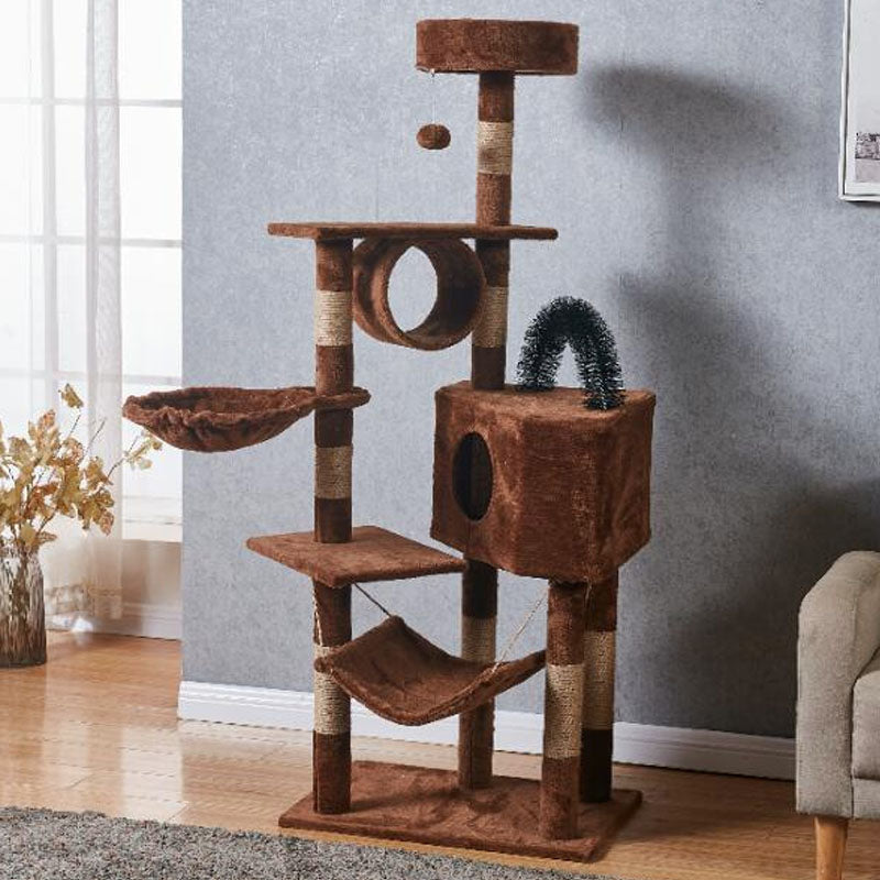 Cat Tree House Scratching Post Tree Play House