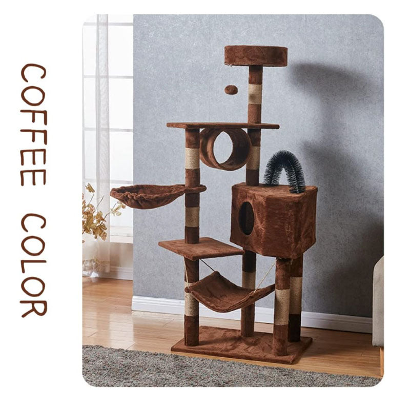 Cat Tree House Scratching Post Tree Play House