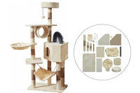 Thumbnail for Cat Tree House Scratching Post Tree Play House