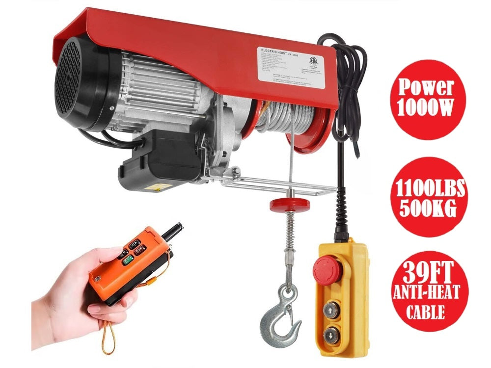 Wireless Hoist Winch 500KG