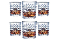 Thumbnail for Whiskey Glass Tumbler Set Imported Crystal Rocks Whisky Glass for Scotch, Vodka, Liquor, Alcohol, Juice, Water Drinks