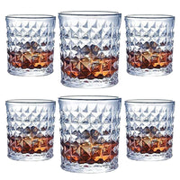 Thumbnail for Whiskey Glass Tumbler Set Imported Crystal Rocks Whisky Glass for Scotch, Vodka, Liquor, Alcohol, Juice, Water Drinks