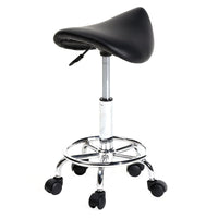 Thumbnail for Rolling Saddle Stool PU Leather