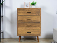 Thumbnail for Tallboy Modern Chest of Drawers Dresser with 4 Drawers