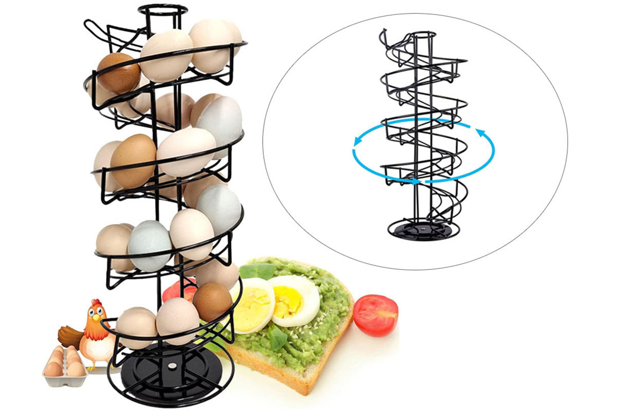 Metal Egg rack storage Skelter Dispenser Rack, Storage Display Rack