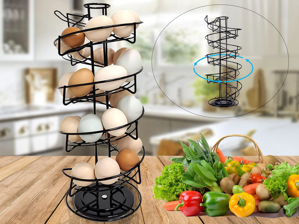 Metal Egg rack storage Skelter Dispenser Rack, Storage Display Rack