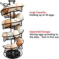 Thumbnail for Metal Egg rack storage Skelter Dispenser Rack, Storage Display Rack