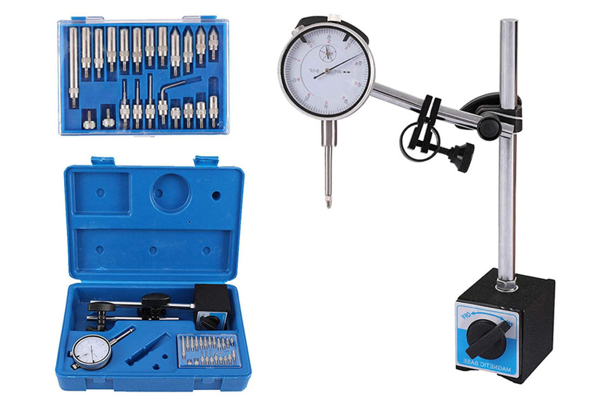 Dial Indicator Gauge with Magnetic Base