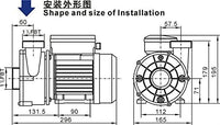 Thumbnail for WTC50M Whirlpool SPA pool bath Circulation Pump - Low Speed High Flow