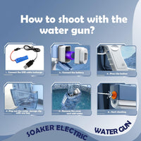 Thumbnail for Fully Automatic Repeater Water Gun- 59+59cc Water Tank