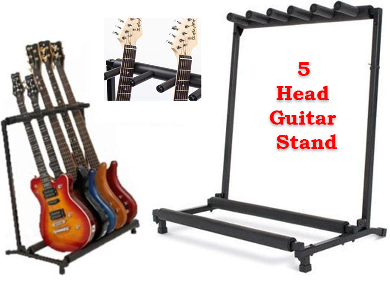 Guitar Stand for 5 Guitars Acoustic Guitar Bass - Homyspire NZ