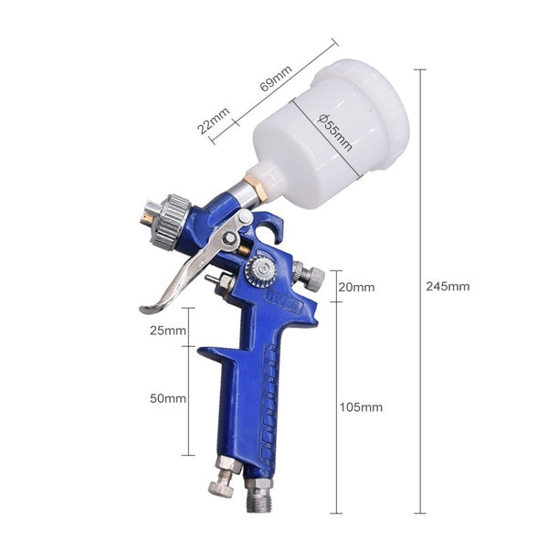 Paint Spray Gun Gravity Feed Spray Gun 125ml