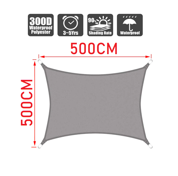 Sun Shade Sail 5m*5m