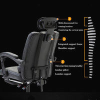 Thumbnail for Office Chair with Footrest Computer Chair