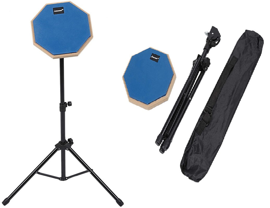 Dumb Drum Practice Drum Pad Kit with Stand