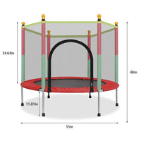 Thumbnail for Mini Kids Trampoline 55 inch