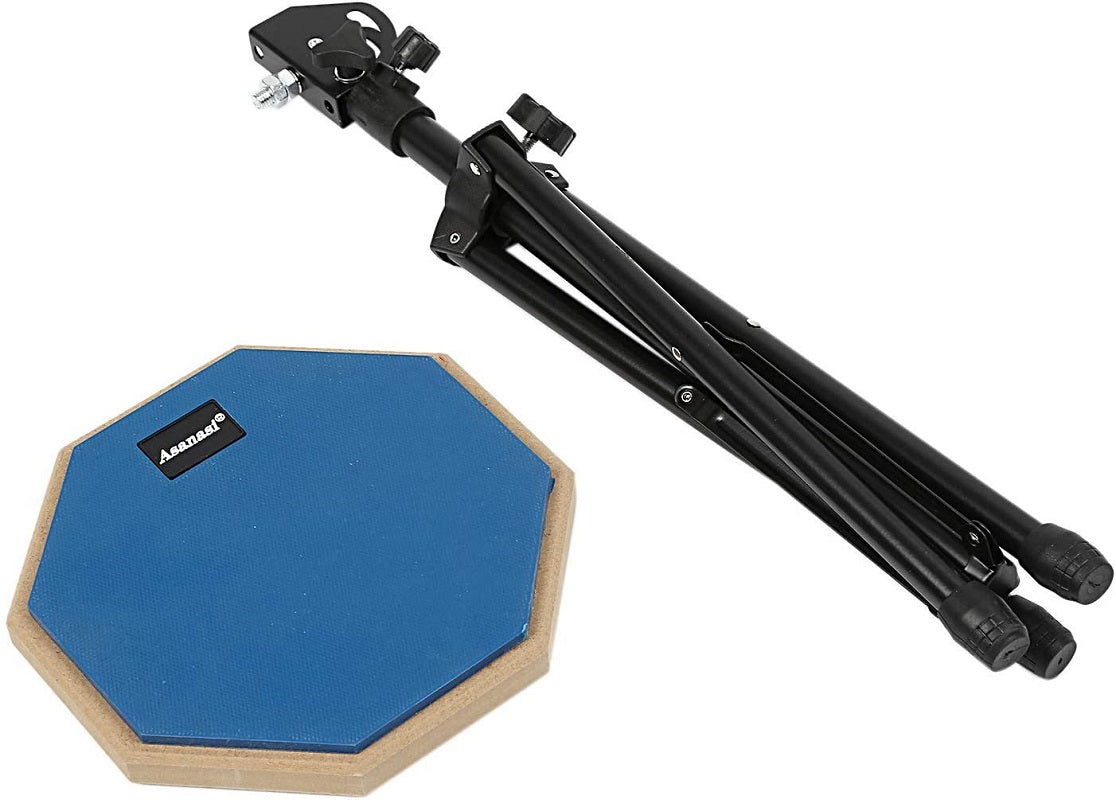 Dumb Drum Practice Drum Pad Kit with Stand