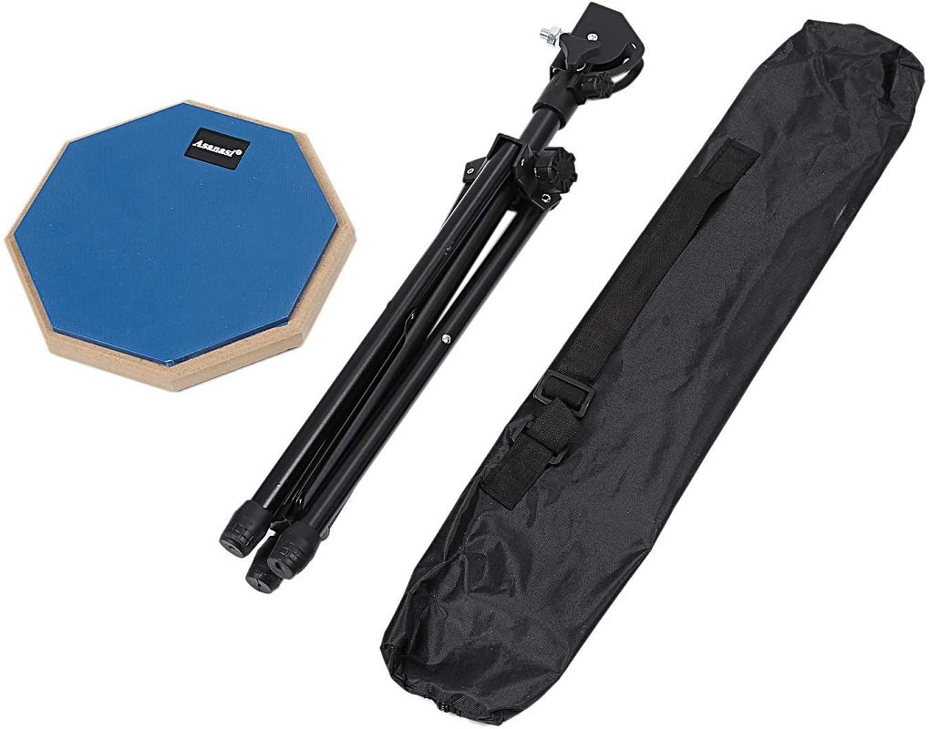 Dumb Drum Practice Drum Pad Kit with Stand