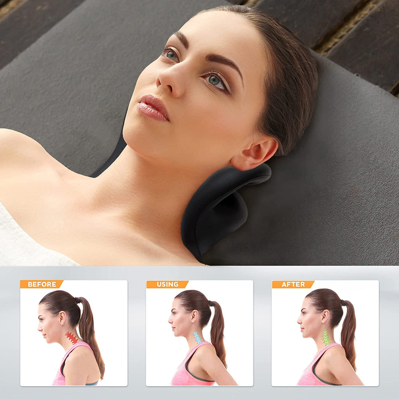 Neck Traction Pillow Stretcher