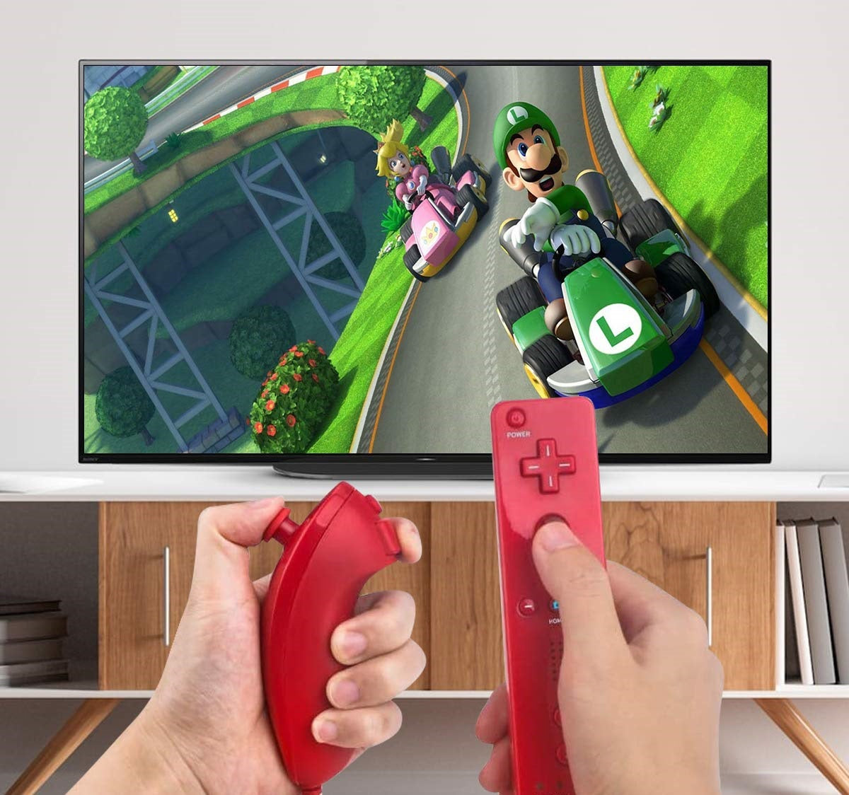 Replacement Remote Controller with Nunchuk for Wii
