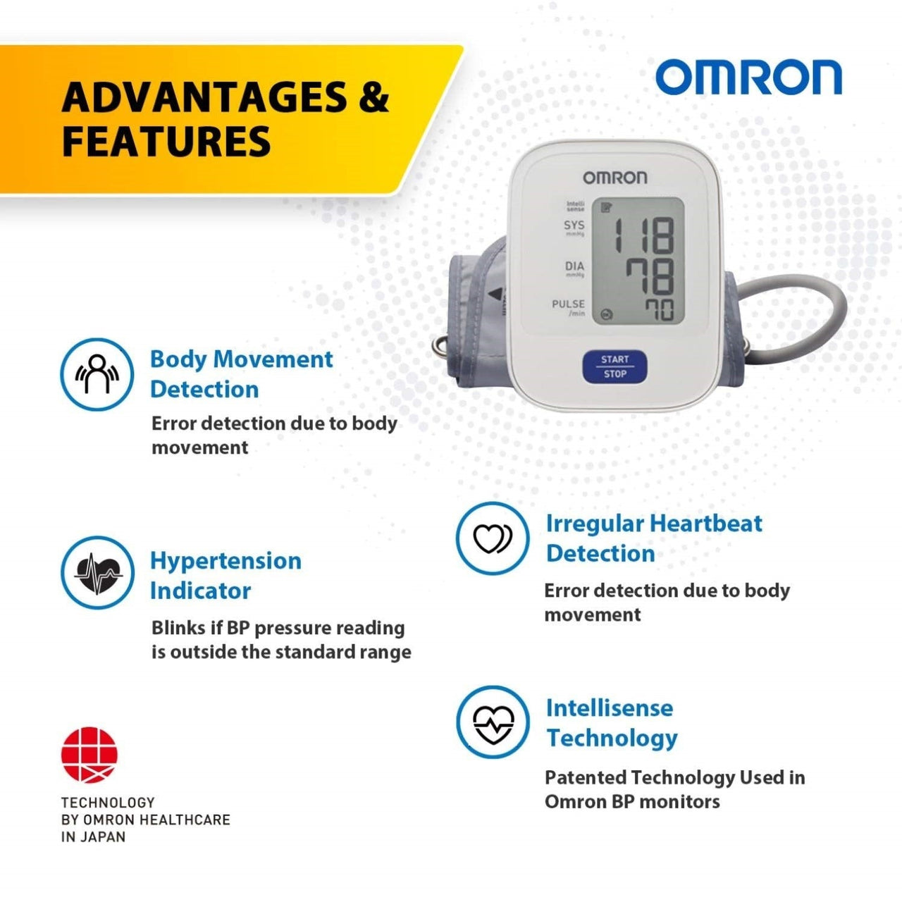 Omron HEM7120 Blood Pressure Monitor