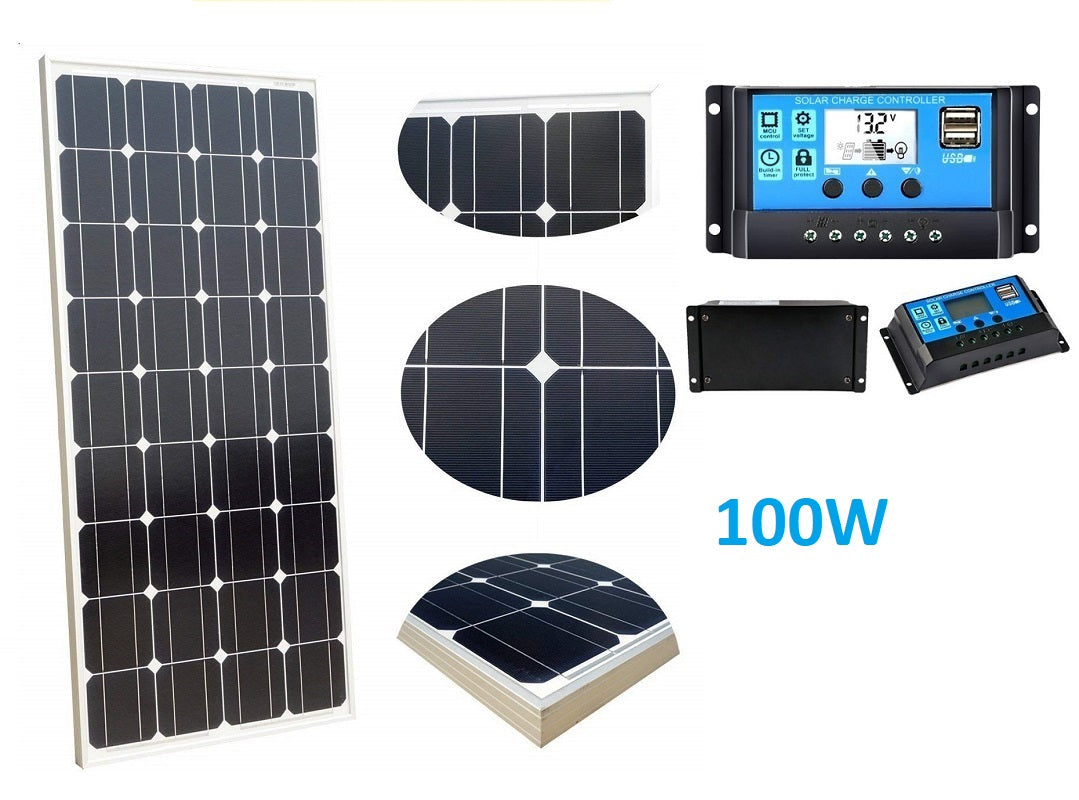 100W Solar Panel with Solar Controller